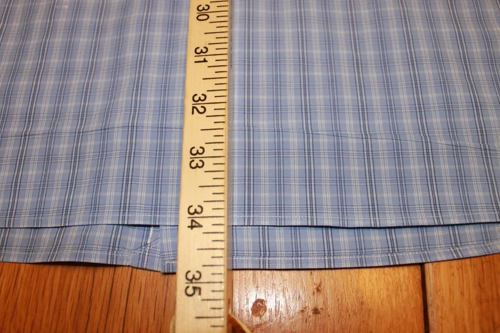 Polo Ralph Lauren Shirt Mens 17.5 XL Plaid Long Sleeve Button Down Classic Fit